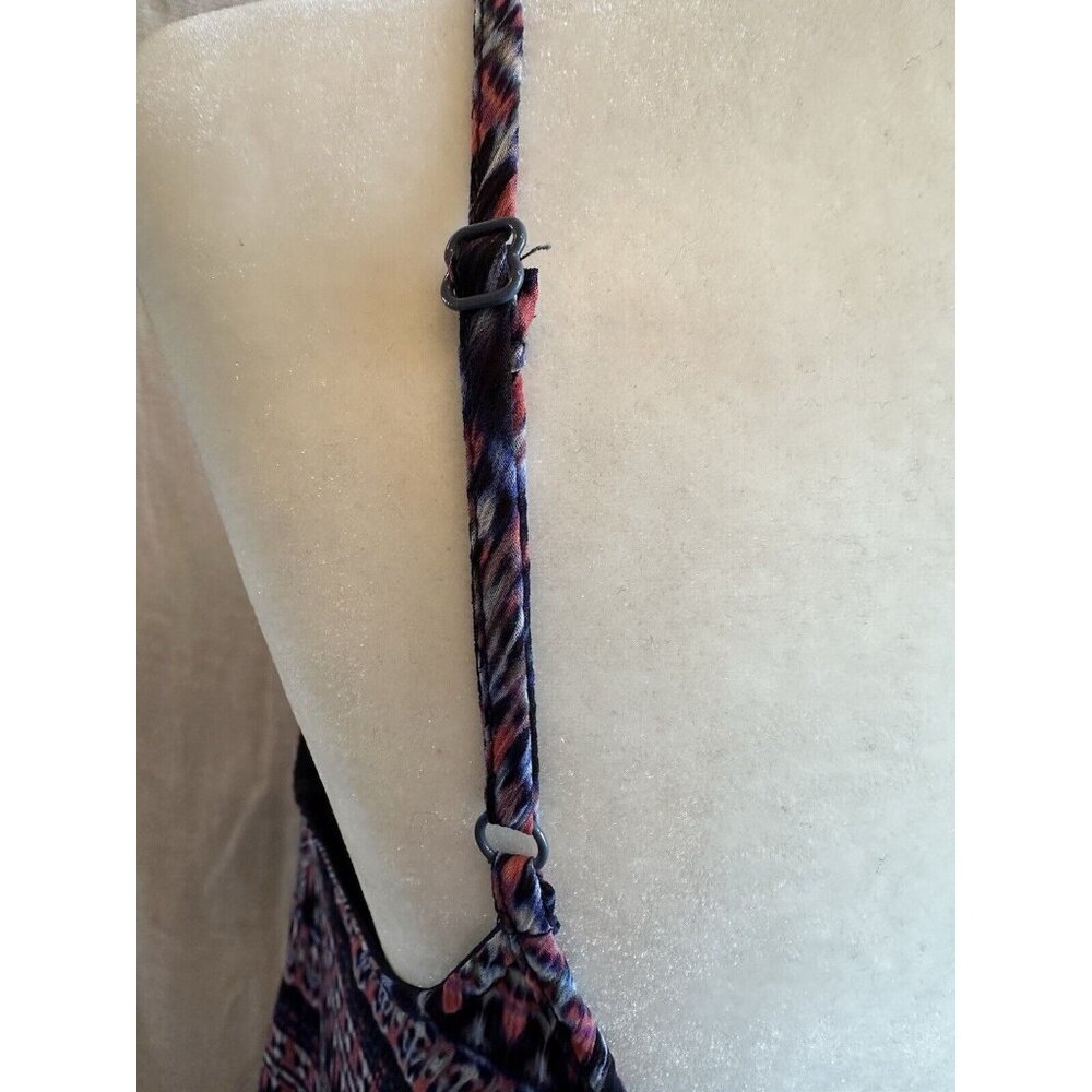 Express Women’s Purple Pink Pattern Slip Flowy Dress‎ Sz Small - Chic Casual - Picture 4 of 9